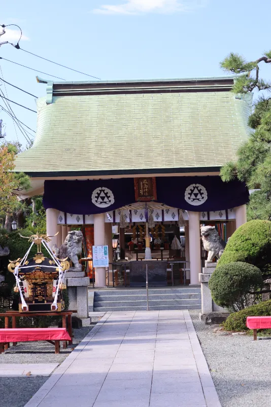 新町嚴島神社、本殿、七五三詣