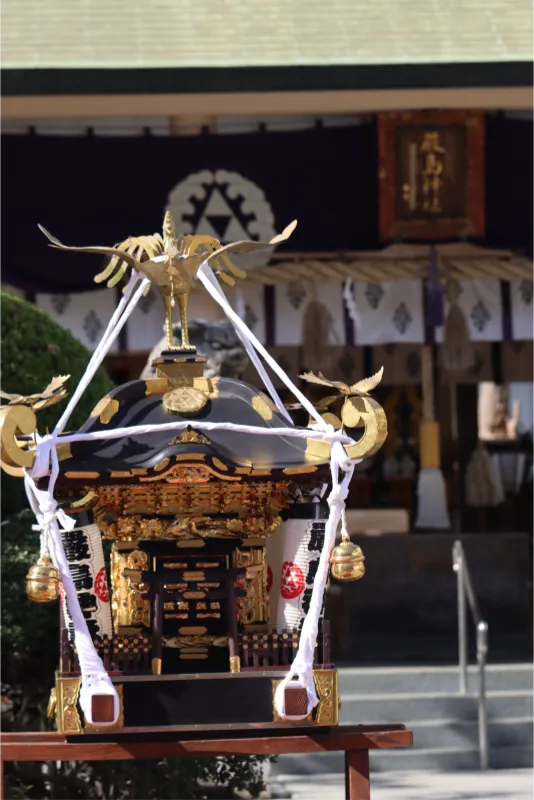 新町嚴島神社、本殿、七五三詣