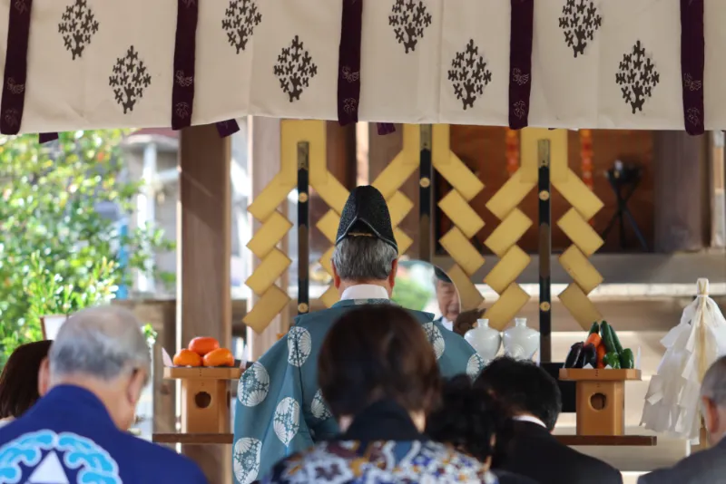 新町嚴島神社、本殿、七五三詣